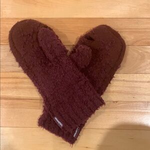 Lululemon Burgundy Mittens with Pointer Finger Hole - Size M/L